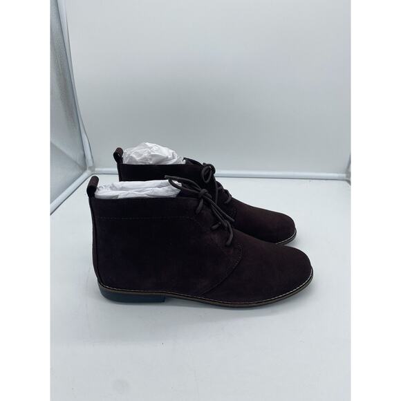 New White Mountain Auburn Cow Suede Lace Up Chukka Boots Brown Size 10M‎ - Picture 2 of 6